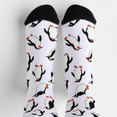 Penguin Pattern ソックス (上部)
