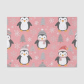 Penguin Pattern Christmas 薄葉紙 (正面)