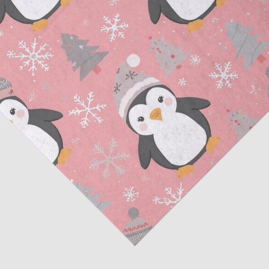 Penguin Pattern Christmas 薄葉紙 (詳細)
