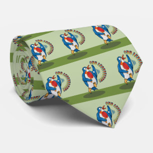 Penguin Playing table tennis cho le ネクタイ