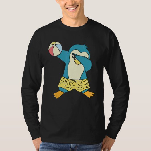 Penguin   Pool Party Inflatable Sphere Water Ball Tシャツ (正面)