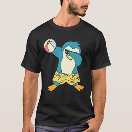 Penguin   Pool Party Inflatable Sphere Water Ball Tシャツ (正面)