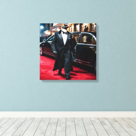 Penguin Premiere キャンバスプリント (インサイチュ (ウッドフロア))