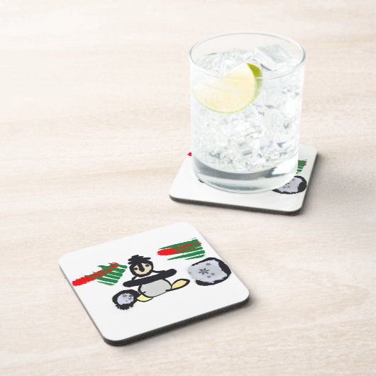 Penguin rock Christmas  コースター (右側)