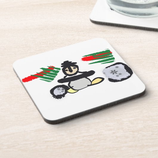 Penguin rock Christmas  コースター (左側)