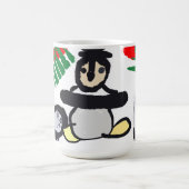 Penguin rock Christmas  コーヒーマグカップ (中央)
