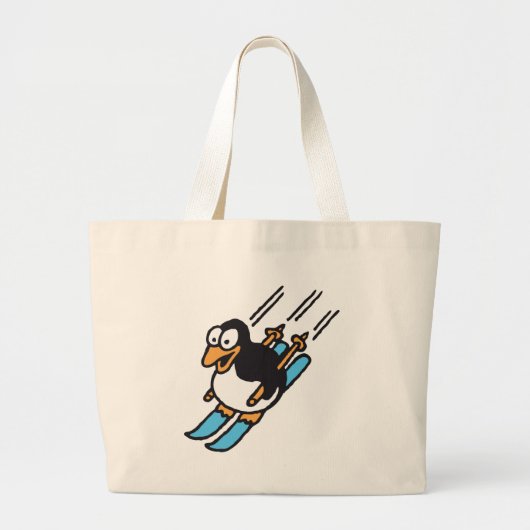 penguin ski ラージトートバッグ (正面)