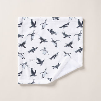 Penguin Squadron | Ocean Art Design ウォッシュタオル