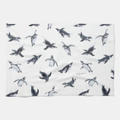 Penguin Squadron | Ocean Art Design キッチンタオル (横)