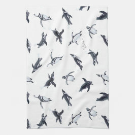 Penguin Squadron | Ocean Art Design キッチンタオル