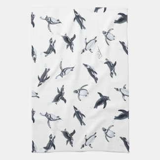 Penguin Squadron | Ocean Art Design キッチンタオル