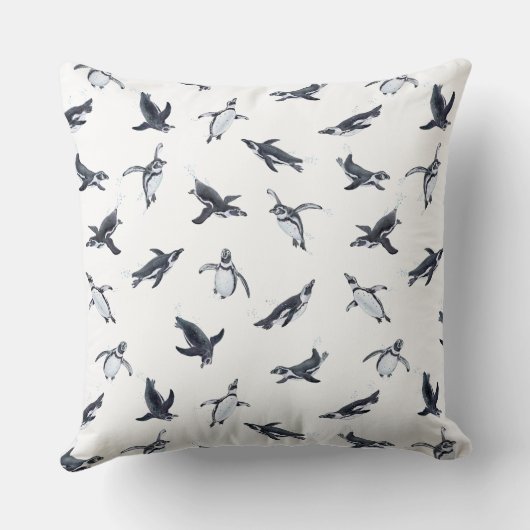 Penguin Squadron | Ocean Art Design クッション (裏面)
