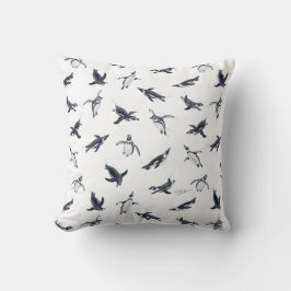 Penguin Squadron | Ocean Art Design クッション