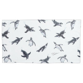 Penguin Squadron | Ocean Art Design 枕カバー