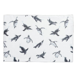 Penguin Squadron | Ocean Art Design 枕カバー