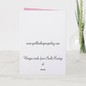 Penguin Valentine Day Holiday Card シーズンカード (裏面)