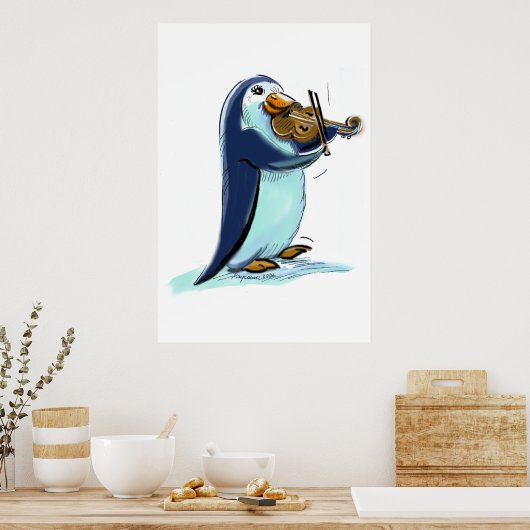 pEnGuIn vIoLiNiSt ポスター (キッチン)