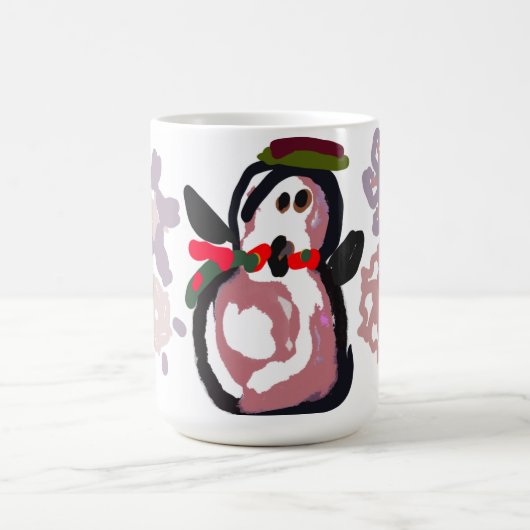 Penguin Winter  コーヒーマグカップ (中央)
