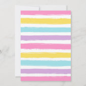 Penguin Winter Party Birthday 招待状 (裏面)