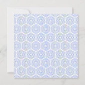 Penguin Winter Snow Birthday Baby Shower Book サンキューカード (裏面)