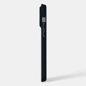 Penguin with Don't Miss Out Sign iPhoneケース (左側面)