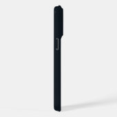 Penguin with Don't Miss Out Sign iPhoneケース (右側面)