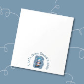 Penguin with Hot Cocoa Cup Winter Notepad ノートパッド