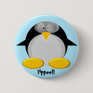 Penguin ..... Yippee氏!!! 缶バッジ