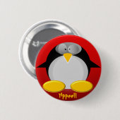 Penguin ...... Yippee氏!! 缶バッジ (正面&裏面)