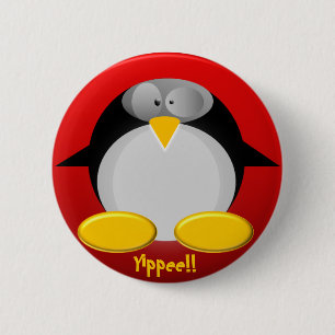 Penguin ...... Yippee氏!! 缶バッジ