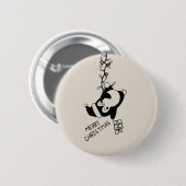 Penguine distributing christmas gifts 缶バッジ (正面&裏面)