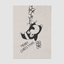 Penguine distributing christmas gifts 薄葉紙