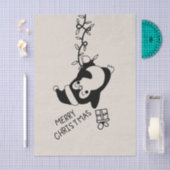 Penguine distributing christmas gifts 薄葉紙 (クラフト)