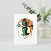 PenguinFrogロゴ製品 ポストカード (スタンド正面)