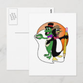 PenguinFrogロゴ製品 ポストカード (正面/裏面)