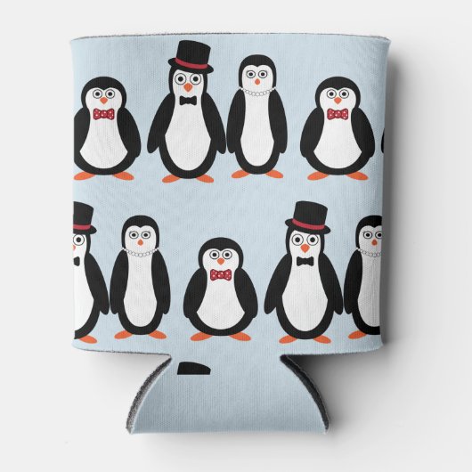 Penguins - 缶クーラー (正面)
