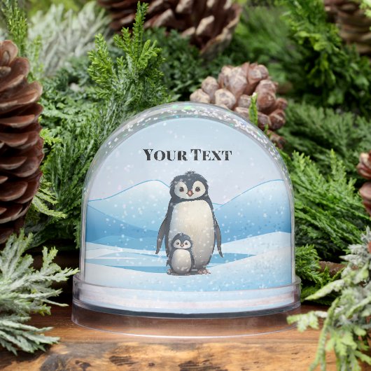 Penguins Design Snow Globe (冬)