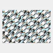 Penguins Graduation  ラッピングペーパーシート (正面3)