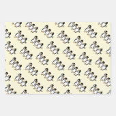 Penguins Graduation  ラッピングペーパーシート (正面2)