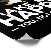 Penguins Make Me Happy You Not So Much Funny Pengu ポスター (角)