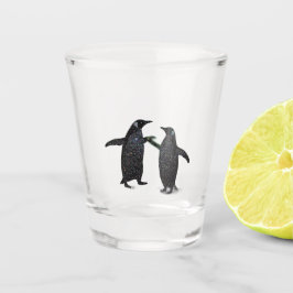 Penguins shot glass ショットグラス