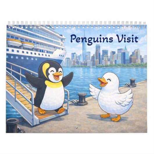 Penguin's Visit to NYC カレンダー (カバー)