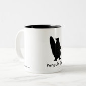 penguintastic波のマグ ツートーンマグカップ (正面左)