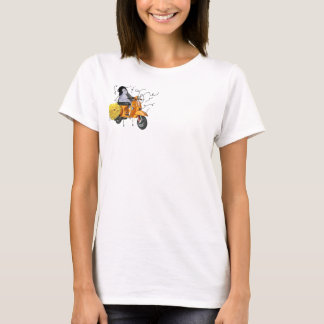 PenguinVespaFlowerLines Tシャツ