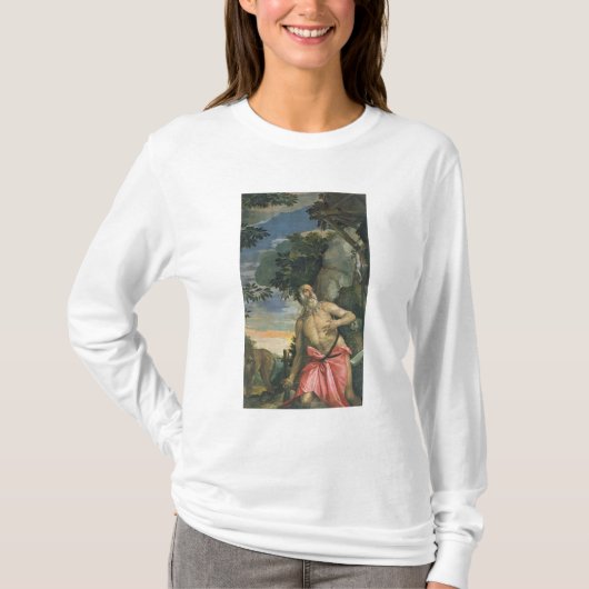Penitence (キャンバスの油)のSt Jerome Tシャツ (正面)