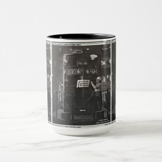 Pennの中央鉄道信号器のマグの誕生 マグカップ (中央)