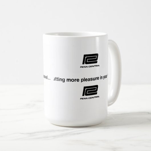 Pennの中央鉄道旅行 コーヒーマグカップ (正面右)