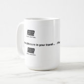 Pennの中央鉄道旅行 コーヒーマグカップ (正面左)