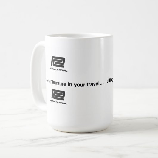 Pennの中央鉄道旅行 コーヒーマグカップ (正面左)
