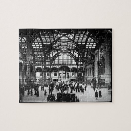 Pennの場所のニューヨークシティのヴィンテージの鉄道 ジグソーパズル (横)